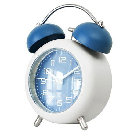 שעון מעורר משולב עגול.
10 ס