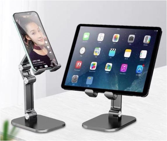 מעמד איכותי מעוצב מתכתי לנייד ולטאבלט. 
