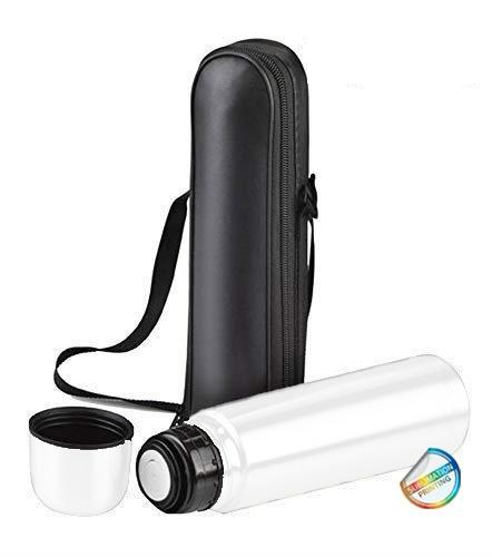 תרמוס נירוסטה מעוצב 1 ליטר עם תיק קשיח. 
שומר חום/קור לאורך זמן, עם סגירה הברגה הרמטית וכוס 