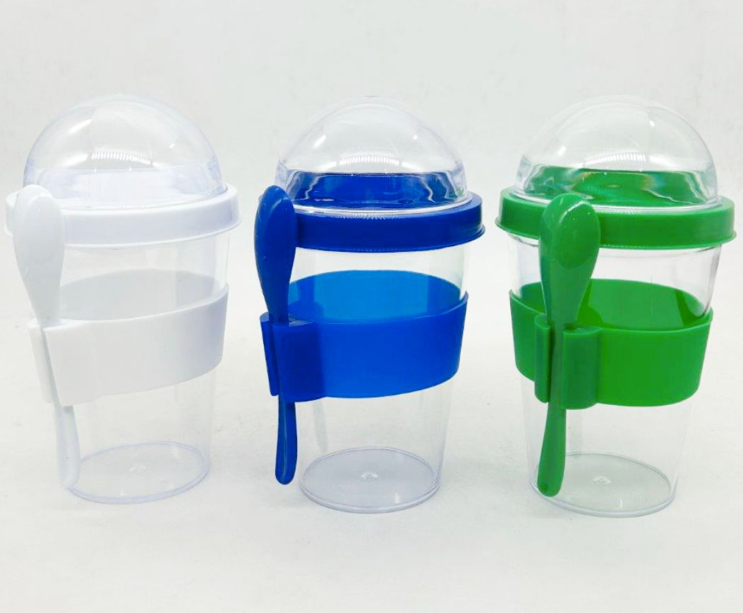 כוס ליוגורט/גלידה. 
כוס יוגורט כפולה 450 מל