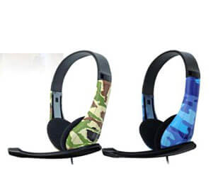 אוזניות גיימרים מעוצבות. 