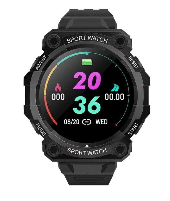 שעון ספורט חכם. 
שעון חכם בעיצוב קשיח לספורט וליום יום.
מציג צעדים, דופק, קלוריות, מרחק, מצב שינה והתראות מהנייד. 
מסך צבעוני ברור ונוח לשימוש בכל שעות היום. 