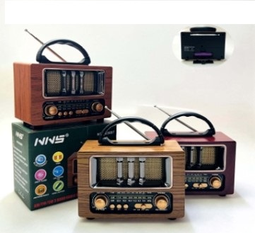 רדיו וינטג -  רדיו בעיצוב רטרו יוקרתי, כולל חיבור בלוטות