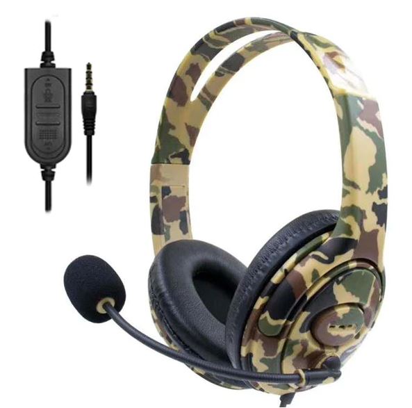 אוזניות גיימרים צבאיות. 
עיצוב בהשראת הסוואה צבאית. 
עם כריות מרופדות לנוחות ממושכת וסאונד חד ומדויק לחוויית גיימינג ייחודית.
