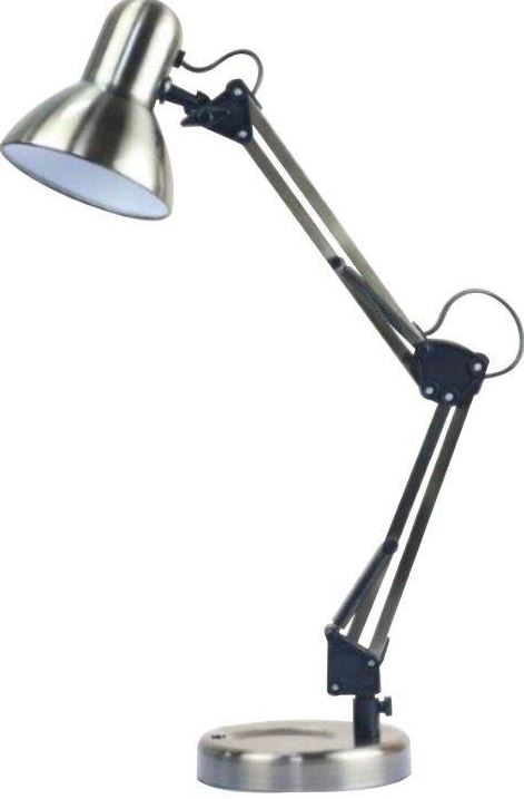 מנורת משרד/שולחן/קריאה מעוצבת מהודרת (נורות לד). 
עם זרוע מתכווננת לבחירת זווית תאורה מדויקת. 
פועלת על סוללה נטענת. 