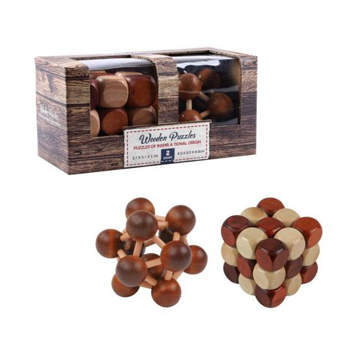 משחקי מנהלים - סט שתי קוביות לפירוק והרכבה. 
גודל קובייה 7.5x7.5 ס