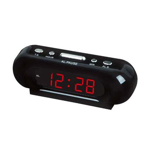 שעון מעורר led חשמלי אדום.
אורך 16 ס