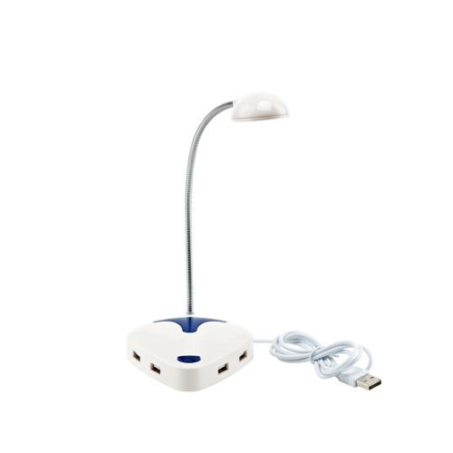 מנורת שולחן led+ מפצל usb.
