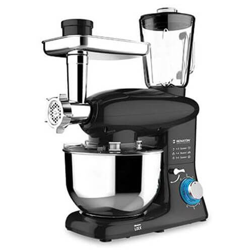 מולטי מיקסר עם בלנדר ומטחנת בשר. 