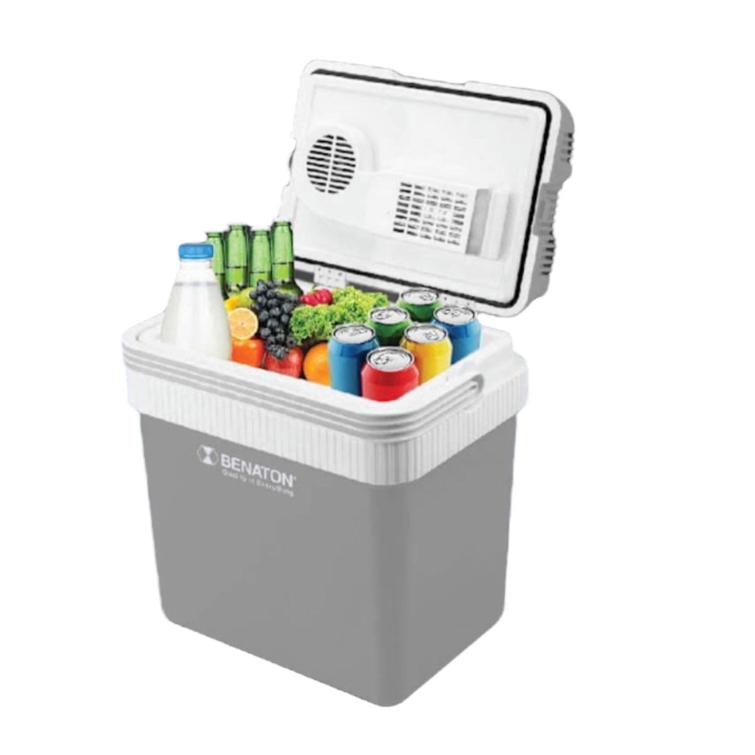 צידנית קירור לרכב.
צידנית חכמה בקיבולת 24 ליטר, עם חיבור ישיר למצית הרכב (12V/24V9). 
מקררת או מחממת מזון בצורה יעילה, שקטה ומהירה. 
שומרת על מזון ומשקאות קרים או חמים. 
ידית נשיאה רחבה .