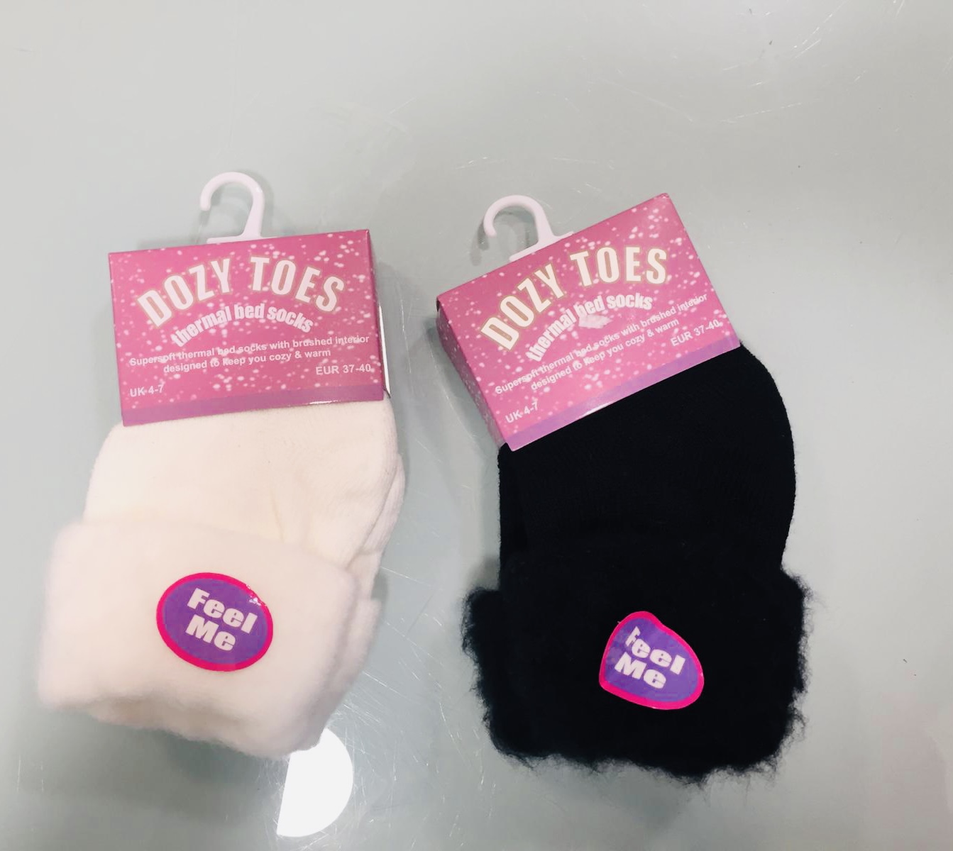 גרבי אנגורה עם כפל.