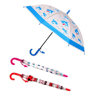 מטרית ילדים שקופה עם ציורים 