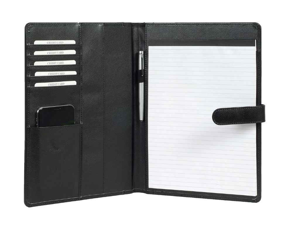 פולדר מנהלים A4 דמוי עור בעל סגירת לשונית 34x24.4 ס