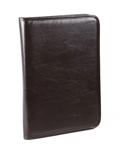 פולדר A4 דמוי עור.
משטח כתיבה נוח.
כיס פנימי.
תופסן לעט.
כיסים לכרטיסים.