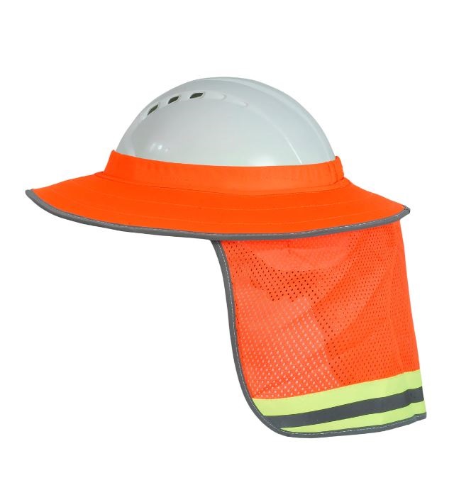 שולון - מגן פנים ועורף לקסדה. שולון המתלבש על קסדה.
השולון מותאם לכל קסדות הבטיחות ומספק שוליים היקפיים סביב הראש. 
תוספת הגנה על העורף מפני  השמש.
מגדיל את טווח ההגנה מפני השמש וחוסם קרינת UV.
השולון מיוצר בצבעי נראות גבוהה ובמגן העורף משולבים פסים מחזירי אור לבטיחות מירבית.
לחיבור מיטבי של השולון לקסדה יש להשחיל את רצועות הצמדן השחורות לעריסת הקסדה, בחלקה האחורי (באזורים שמאחורי האזניים).
השולון אינו מיועד לחיבור לחופת הקסדה עצמה.
אין לקפל.
100% בד ורשת פוליאסטר. 
שתי רצועות צמדן.