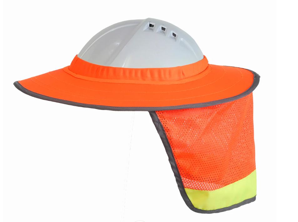 מגן פנים ועורף לקסדה עם שולון המתלבש על קסדה.
השולון מותאם לכל קסדות הבטיחות ומספק שוליים היקפיים סביב הראש. 
תוספת הגנה על העורף מפני  השמש.
מגדיל את טווח ההגנה מפני השמש וחוסם קרינת UV.
השולון מיוצר בצבעי נראות גבוהה.
לחיבור מיטבי של השולון לקסדה יש להשחיל את רצועות הצמדן השחורות לעריסת הקסדה, בחלקה האחורי (באזורים שמאחורי האזניים).
השולון אינו מיועד לחיבור לחופת הקסדה עצמה.
אין לקפל.
100% בד ורשת פוליאסטר. 
שתי רצועות צמדן.