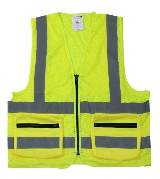 אפוד זוהר מבד רשת למהנדס - ווסט זוהר מבד רשת למהנדס.
​בחזית שני כיסים גדולים בעלי נפח וסגירת רוכסנים.
שני פסים מחזירי אור מסביב לכל האפוד.
מידה אחת. 
משקל בד 120 גר