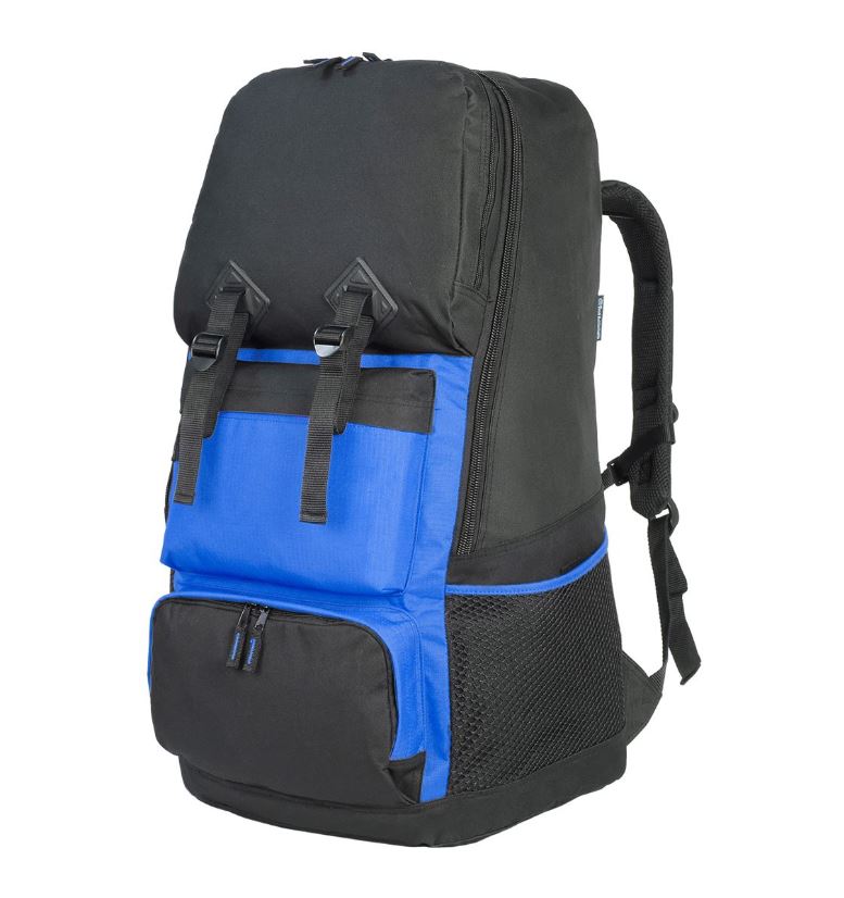 תיק גב 75 ליטר, תא מרכזי גדול ושלושה תאים גדולים בחזית.
שני כיסי רשת בצדדים.
גב מרופד.
כתפיות מרופדות מתכווננות וידית אחיזה.
רצועת מותניים ורצועת חזה.
רצועות קשירה בחזית.
פתיחת מזוודה.
ציפוי חיצוני דוחה מים.
מתאים לחיילים ולמטיילים. 