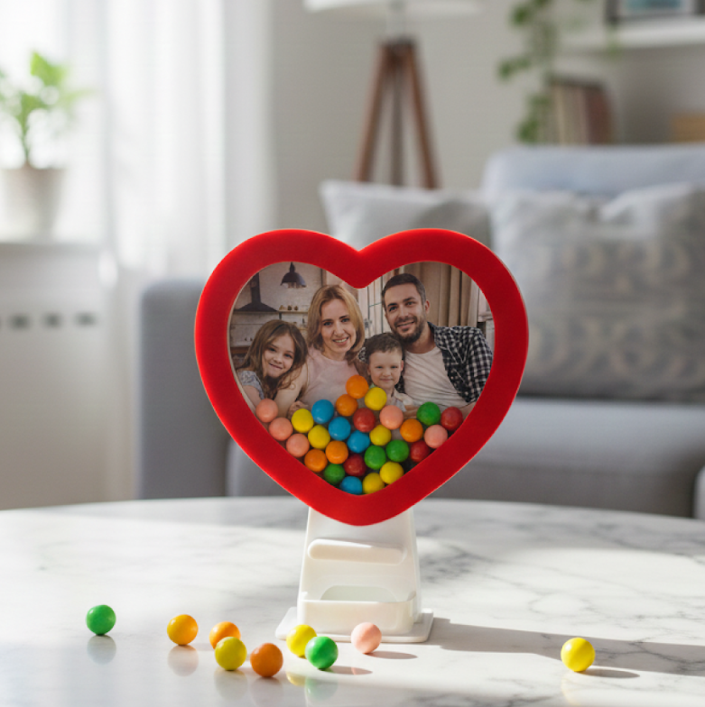 תמונה בהפתעה לב - כשהמסטיקים נגמרים נחשפת תמונה משפחתית מועדפת. 