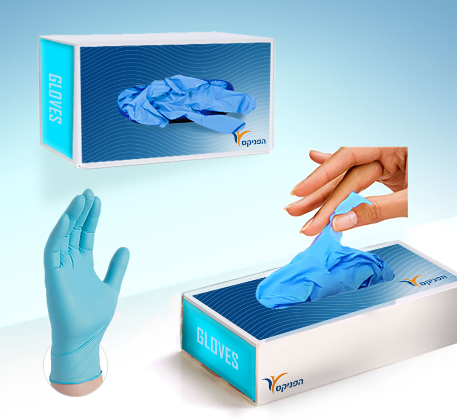 דיספנסר לכפפות + קופסת 100 כפפות חד פעמיות.
מתאים לפיזור ברחבי המשרד. 
מתאים לשולחן ולתלייה על הקיר. 
ניתן למילוי חוזר. 