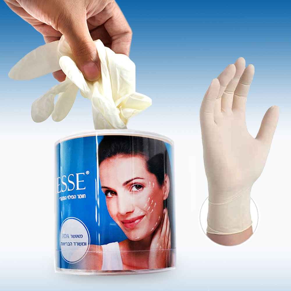 קופסת כפפות הכוללת 20 כפפות חד פעמיות. 
ניתן למילוי חוזר. 