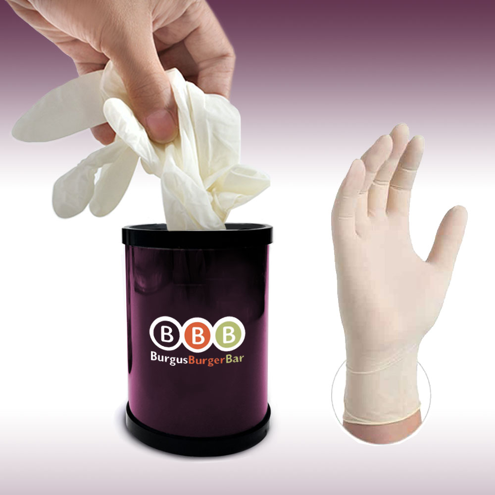 קופסת כפפות הכוללת 10 כפפות חד פעמיות. 
ניתן למילוי חוזר. 