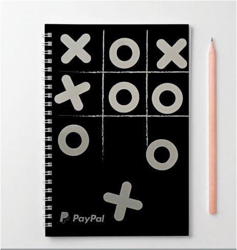 מחברת איקס עיגול - מחברת A5 משחק איקס עיגול 15.2x21 ס