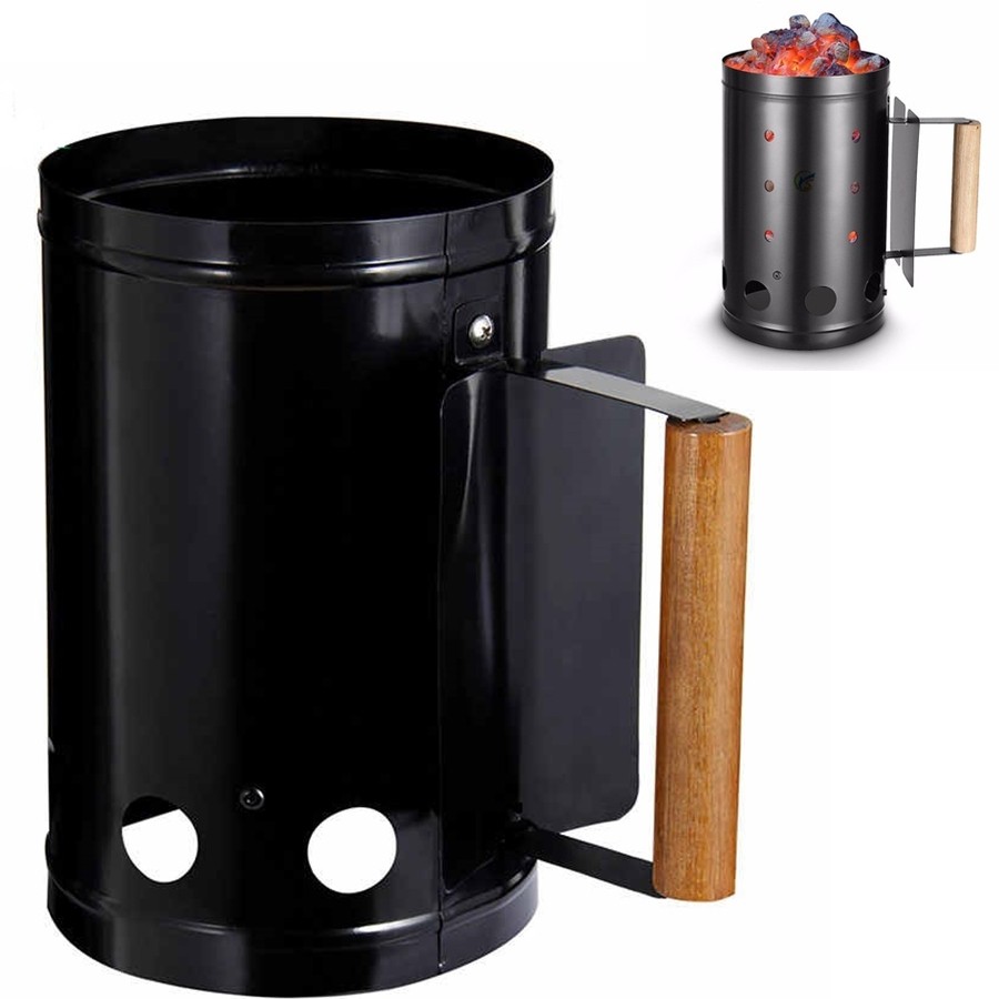 מלהיט פחמים ארובה מקצועי. 
מידות: קוטר 18 ס”מ, גובה 27 ס”מ. 
מלהיט הפחמים הוא בעצם ארובת מתכת גדולה צבועה בתנור עם מחיצה פנימית עם חורים עגולים וגדולים. 
מכניסים את הפחמים למלהיט, שמים נייר עיתון או את חומר הבערה מתחת והפחמים ידלקו במהירות, בקלות וביעילות.
ידית עץ לאחיזה נוחה ולוח הגנה לבידוד מעבר חום.