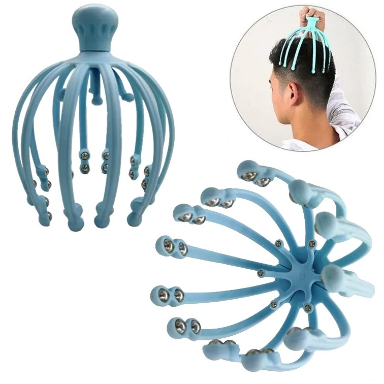 אורגזמטרון – מכשיר עיסוי לראש – דגם משופר עם 18 זרועות+30 כדורים.  
מידות: גובה 16 ס”מ, רוחב 12 ס”מ. 
מכשיר עיסוי ידני לראש העשוי מזרועות המחוברות לידית. המכשיר מעסה ומטפל במרכזי עצבים סביב הראש ובחלקו האחורי של הצוואר.
גירסה משודרגת: 18 זרועות (12 זרועות ארוכות + 6 זרועות קצרות), כך שבאמצעות השימוש במכשיר, הזרועות מגיעים לכל הנקודות שעל גבי הגולגולת.
בקצה של כל זרוע ארוכה יש 2 כדורים מסתובבים 360 מעלות ובקצה של כל זרוע קצרה יש כדור אחד קטן יותר (סה”כ 30 כדורים) – מה שמבטיח שתקבלו עיסוי אמיתי ומפנק בכל הקרקפת.