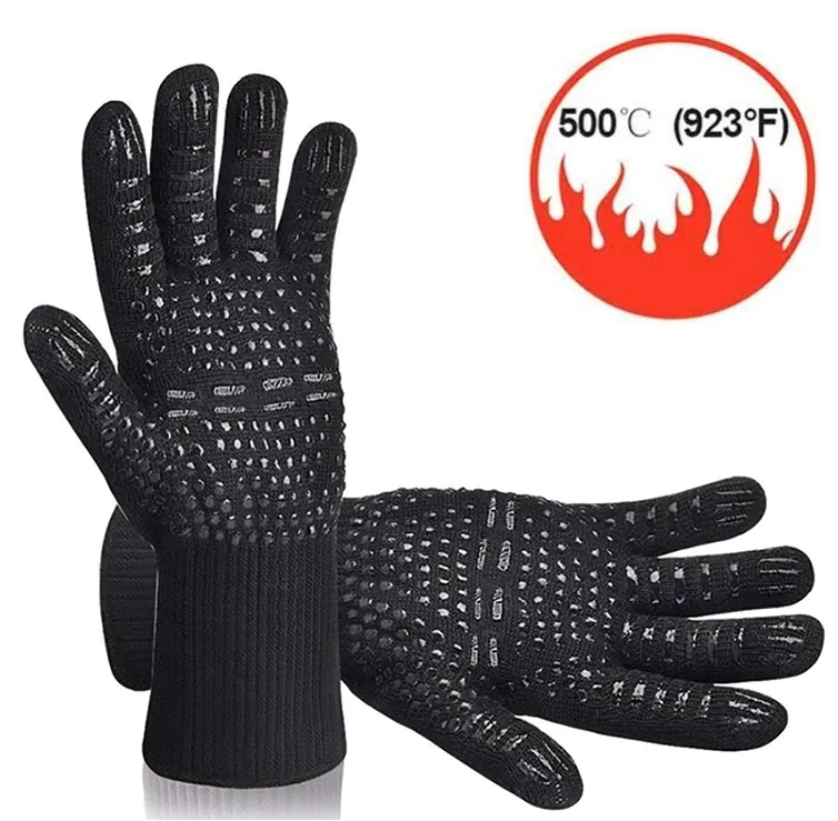 זוג כפפות מקצועיות לגריל וטאבון. 
לשימוש במנגל/טאבון/BBQ/מעשנה.
הכפפות עמידות עד לטמפ’ 500 מעלות צלסיוס.
מידות: אורך הכפפות 33 ס”מ.