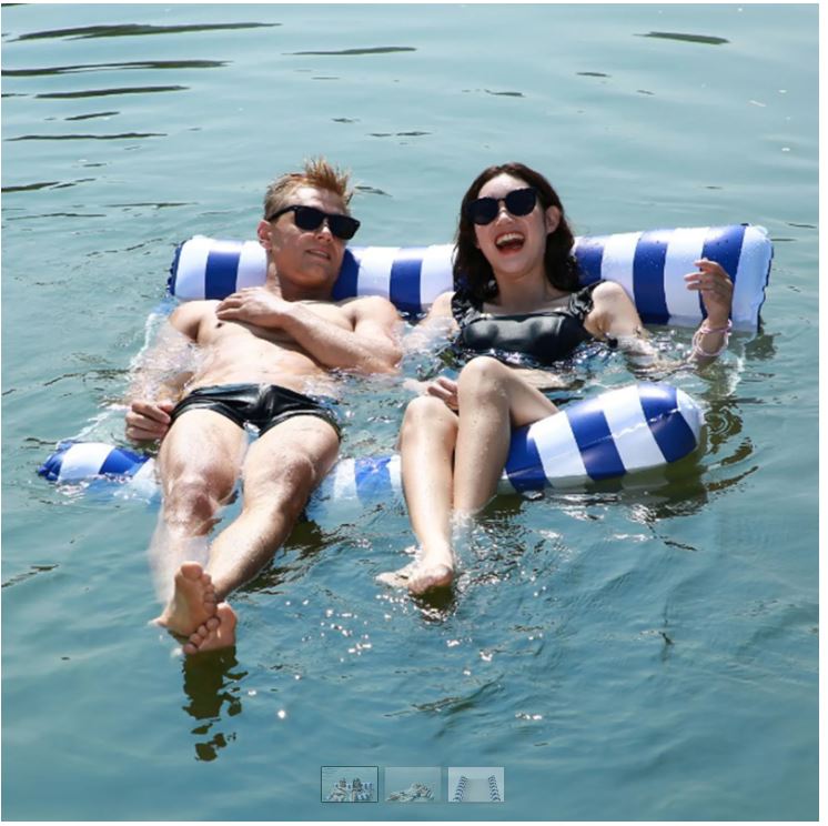 מזרן ים רשת זוגי – לים ולבריכה. 
מידות: 130×120 ס”מ מקצה לקצה (כולל הכריות המתנפחות).
המשקל המקסימלי לזוג: עד 200 ק”ג.