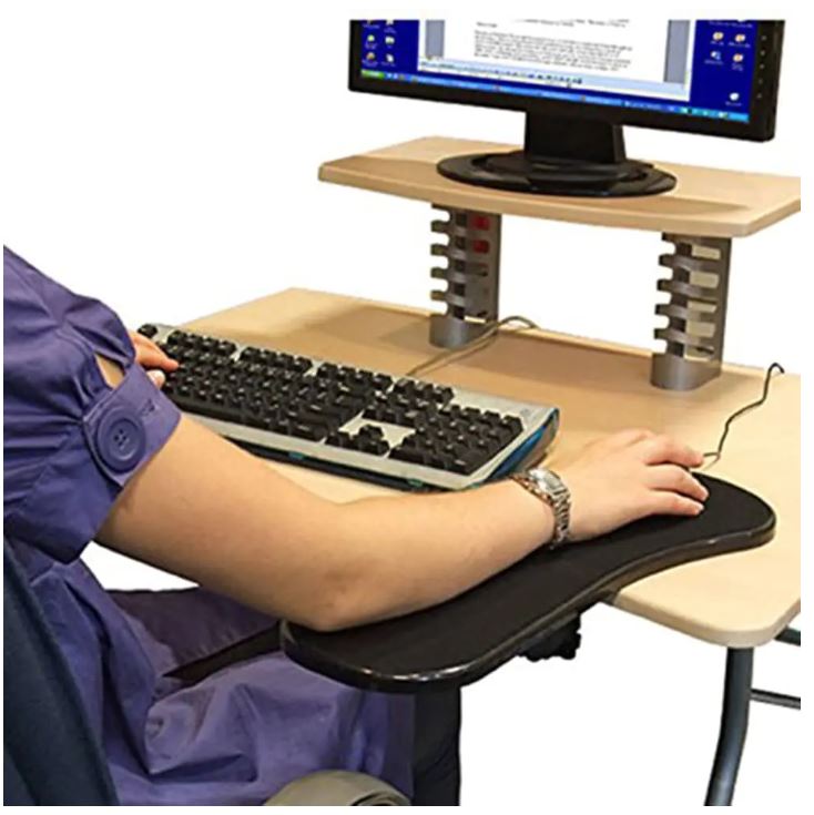 משענת יד ארגונומית, לתמיכת היד בעת שימוש במחשב.