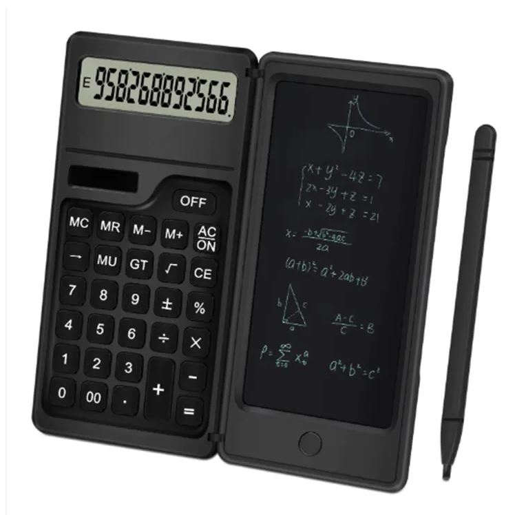 מחשבון עם מסך כתיבה דיגיטלי 6 אינץ’. 
מידות: אורך 16 ס”מ, עובי 1.2 ס”מ, רוחב  8 ס”מ במצב סגור, 15.6 ס”מ במצב פתוח. 
מסך 6 אינץ’ ברור ונוח.
אפשרות כתיבה אינטואיטיבית.
חישובים מהירים ומדויקים.
עיצוב קומפקטי ונייד.  
המסך הדיגיטלי הגדול והחווייתי בגודל 6 אינץ’ מאפשר צפייה ברורה ונוחה של כל החישובים שלכם.  
האפשרות לכתוב ישירות על המסך מאפשרת לכם לבצע חישובים מהירים, לרשום הערות או לפתור בעיות בצורה אינטואיטיבית. כל סימון או חישוב יתועד מיד, מה שחוסך זמן ומפשט את העבודה.