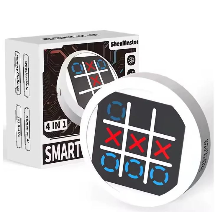 משחק דיגיטלי קומפקטי 4 ב – 1: איקס עיגול (2 גרסאות), זכרון וחפרפרת. 
בעיצוב קומפקטי ונייד. 
מעודד חשיבה מהירה, תכנון וזיכרון. 
