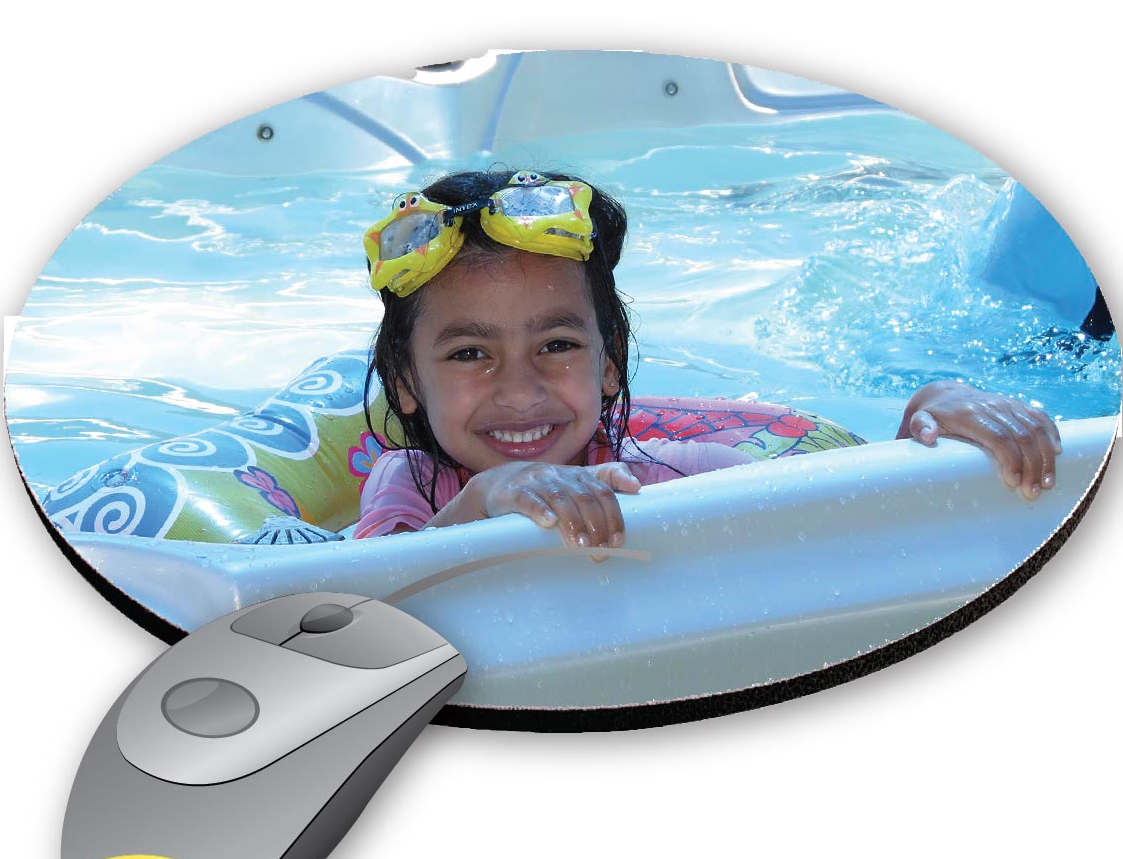 פד משטח עגול לעכבר.