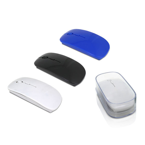 עכבר אופטי אלחוטי איכותי בשיטת חבר והפעל, 12x6 ס