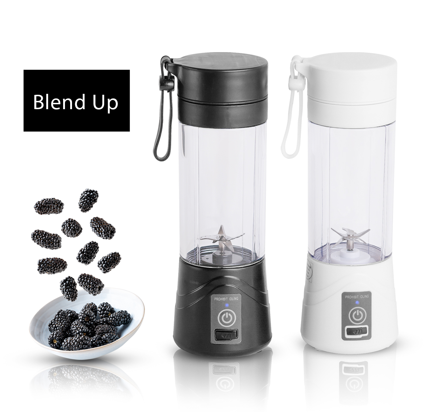 בלנדר שייקר נייד נטען 8x8x24 ס