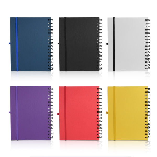 לופז - מחברת A5 ספירלה כריכה קשה 21.2x15.2 ס