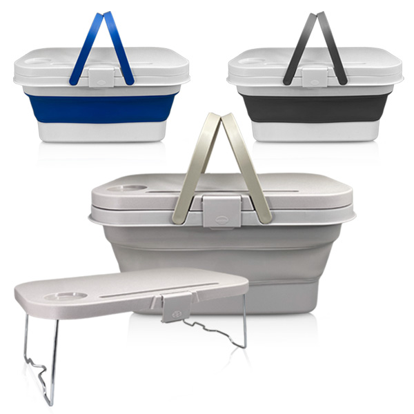 אשל - סל נשיאה קשיח עם שולחן מתקפל. 
סל נשיאה מתרחב ונוח לאחסון.
מתרחב מ 9.5 ס