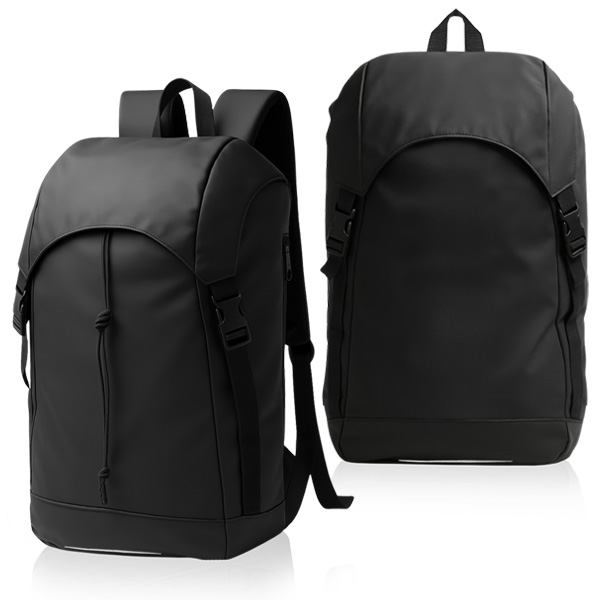 טראקה - תיק גב יוקרתי למחשב נייד 45x26.5x17 ס"מ, 
עשוי דמוי עור P.U.
כתפיות מרופדות וגב אורטופדי.
שרוול לתלייה על מזוודות טרולי.
תא מרכזי גדול פתיחה עליונה וכיסוי קלפה.
2 תאים עם רוכסן בכל צד, פס מחזיר אור בחזית.