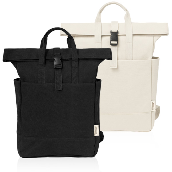 "פאקה" - תיק גב אקולוגי בעיצוב אלגנטי למחשב נייד 56x32x12 ס"מ. 
עשוי מכותנה ממוחזרת.
שרוול לתלייה על מזוודות טרולי.
תא מרכזי גדול עם תא פנימי מרופד ללפטופ וכיס קדמי.