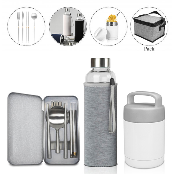 Dine2GO MVCOMBO - מארז מתנה הכולל:
בראסרי לאנץ בוקס - מיכל מזון תרמי איכותי מנירוסטה.
פורטלרי -סט סכו