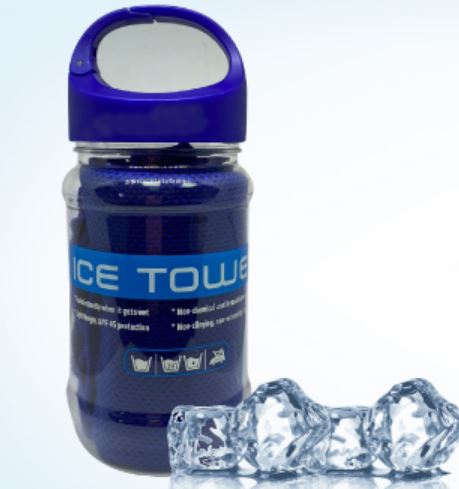 מגבת קרח פטנט - מגבת ספורט 90x50 ס