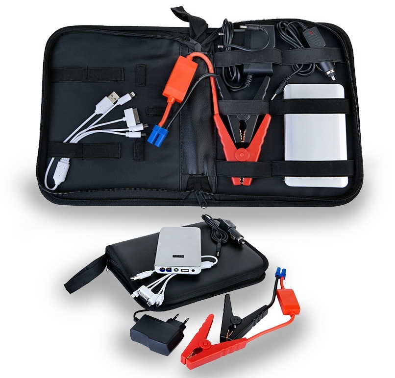 ערכת הנעה לרכב 12 וולט (= 2500CC)הכוללת טעינת טלפונים ניידים ואייפדים פנס חירום, איתות מצוקה ואור הבהוב. 
סוללה חזקה עם הספק 12,000mAh.
טעינה אחת של הסוללה מספיקה לכ- 10 התנעות של הרכב. 
המוצר מאפשר התנעת מצבר הרכב ללא הצורך 