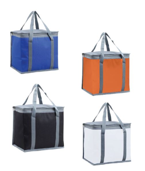 צידנית מרובעת עם ידיות נשיאה.
מידות: 28x22x27 ס