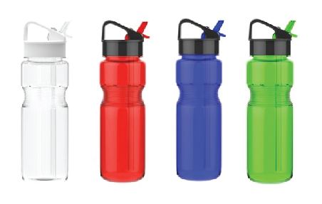 בקבוק ספורט 0.8 ליטר, פיה נשלפת. 