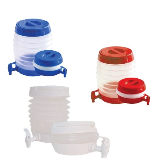 מיכל מים מתקפל בנפח 5.5 ליטר + קרחון.