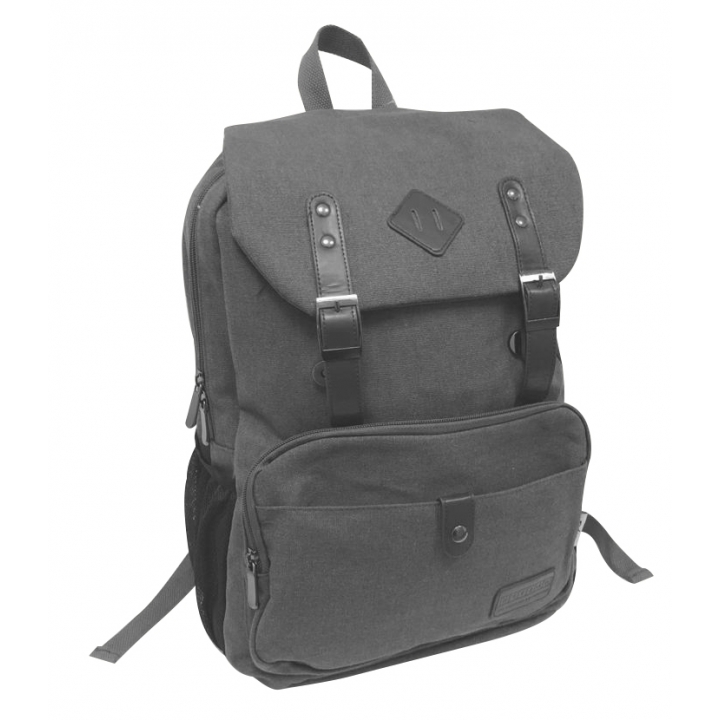 תיק גב למחשב נייד, מחומר זמש עם סגירות מגנטיות ועם תאי רשת לבקבוק.
מידות: 31x11x43 ס