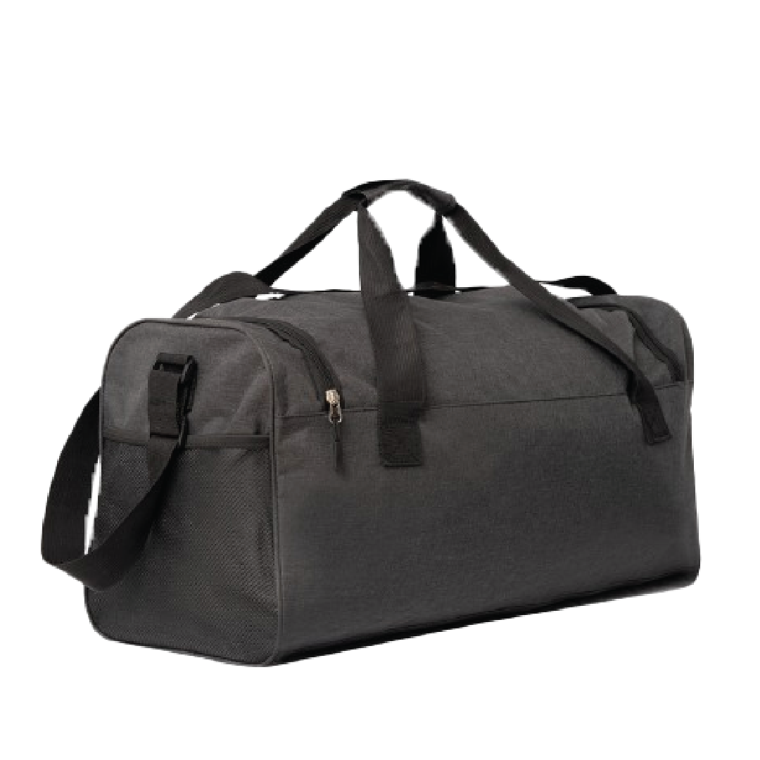 תיק ספורט 50x28x23 ס״מ, מחומר מלאנז׳ ממוחזר.
נפח: 32 ליטר. 
תא קדמי עם רוכסן ורשתות אחסון.
תחתית PVC קשיחה.