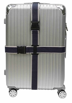 רצועת חיזוק כפולה למזוודה בפאוץ נשיאה.  